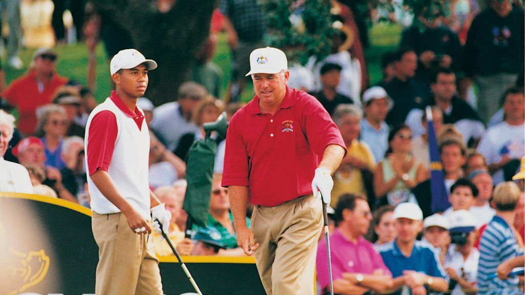Tiger Woods en la Ryder Cup que se celebr&oacute; en Real Club de Golf Valderrama